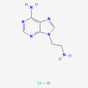 molecular formula C7H11ClN6 B1446864 9-(2-氨基乙基)-9H-嘌呤-6-胺盐酸盐 CAS No. 197712-56-4