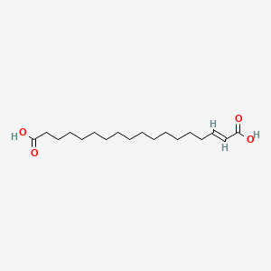 (E)-octadec-2-enedioic acid