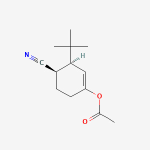 (3R,4R)-3-tert-Butyl-4-cyanocyclohex-1-en-1-yl acetate