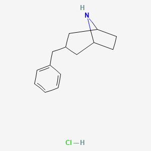 molecular formula C14H20ClN B1446879 3-苄基-8-氮杂双环[3.2.1]辛烷盐酸盐 CAS No. 1803562-40-4