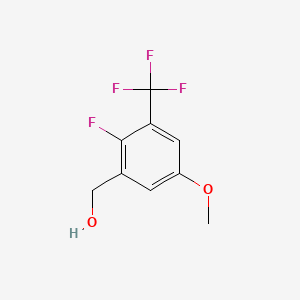 molecular formula C9H8F4O2 B1446887 2-氟-5-甲氧基-3-(三氟甲基)苯甲醇 CAS No. 1373921-03-9