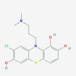 8-Chloro-10-[3-(dimethylamino)propyl]-10H-phenothiazine-1,2,7-triol