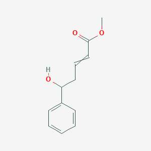 Methyl 5-hydroxy-5-phenylpent-2-enoate