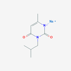 3-(sec-Butyl)-6-methylpyrimidine-2,4(1H,3H)-dione, sodium salt