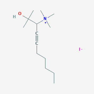 2-Hydroxy-N,N,N,2-tetramethyldec-4-yn-3-aminium iodide