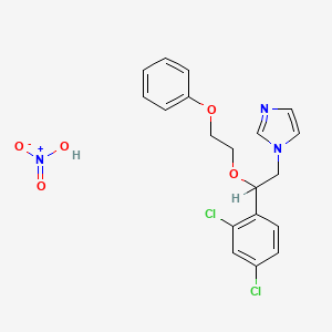 1-(2-(2,4-Dichlorophenyl)-2-(2-phenoxyethoxy)ethyl)-1H-imidazole nitrate