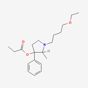 1-(4-Ethoxybutyl)-2-methyl-3-phenyl-3-propionoxypyrrolidine