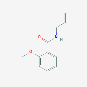 molecular formula C11H13NO2 B14469230 Benzamide, 2-methoxy-N-2-propenyl- CAS No. 66897-24-3