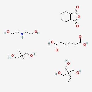 3a,4,5,6,7,7a-Hexahydro-2-benzofuran-1,3-dione;2,2-dimethylpropane-1,3-diol;2-ethyl-2-(hydroxymethyl)propane-1,3-diol;hexanedioic acid;2-(2-hydroxyethylamino)ethanol