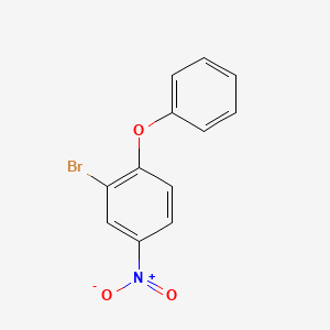 molecular formula C12H8BrNO3 B1446927 2-溴-4-硝基-1-苯氧基苯 CAS No. 1071172-96-7