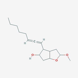 2-Methoxy-4-(octa-1,2-dien-1-yl)hexahydro-2H-cyclopenta[b]furan-5-ol