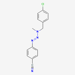 p-(3-(p-Chlorobenzyl)-3-methyl-1-triazeno)benzonitrile