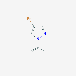 molecular formula C6H7BrN2 B1446947 4-溴-1-异丙烯基-1H-吡唑 CAS No. 1628214-20-9