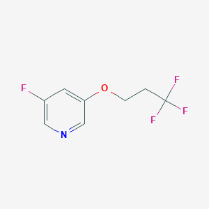 B1446962 5-Fluoro-3-(3,3,3-trifluoropropoxy)pyridine CAS No. 1707604-87-2