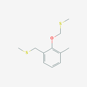 1-Methyl-2-[(methylsulfanyl)methoxy]-3-[(methylsulfanyl)methyl]benzene