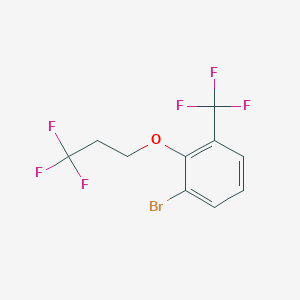 B1446966 1-Bromo-3-(trifluoromethyl)-2-(3,3,3-trifluoropropoxy)benzene CAS No. 1774897-66-3