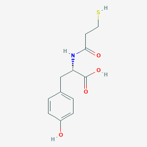 N-(3-Sulfanylpropanoyl)-L-tyrosine