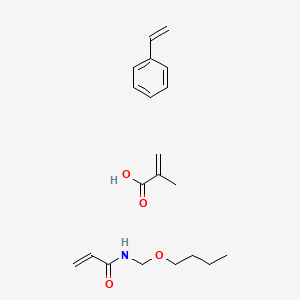 N-(butoxymethyl)prop-2-enamide;2-methylprop-2-enoic acid;styrene