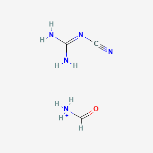 2-Cyanoguanidine;formylazanium