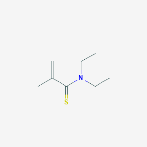 molecular formula C8H15NS B14469744 N,N-Diethyl-2-methylprop-2-enethioamide CAS No. 66756-94-3