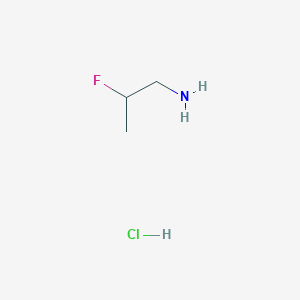 molecular formula C3H9ClFN B1447001 2-Fluoropropan-1-amine hydrochloride CAS No. 2098116-13-1