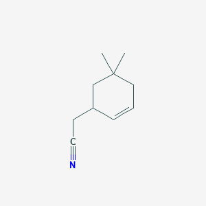 (5,5-Dimethylcyclohex-2-en-1-yl)acetonitrile