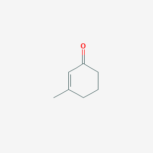 molecular formula C7H10O B144701 3-Methyl-2-cyclohexen-1-one CAS No. 1193-18-6