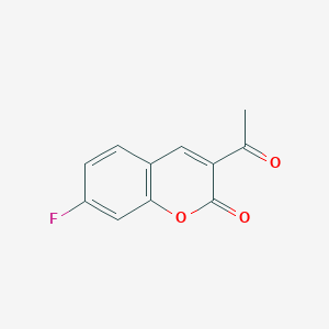 B1447013 3-acetyl-7-fluoro-2H-chromen-2-one CAS No. 1318770-38-5