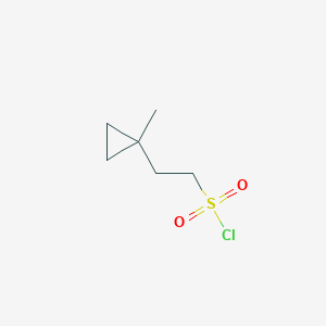 molecular formula C6H11ClO2S B1447023 2-(1-甲基环丙基)乙烷-1-磺酰氯 CAS No. 1803599-11-2