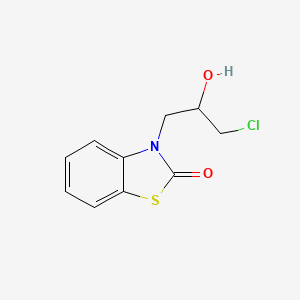 3-(3-Chloro-2-hydroxypropyl)-1,3-benzothiazol-2(3H)-one