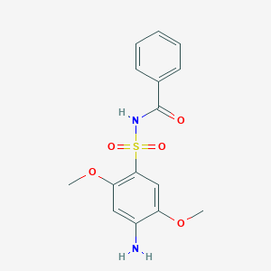 N-(4-Amino-2,5-dimethoxybenzene-1-sulfonyl)benzamide