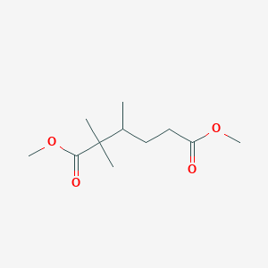 Dimethyl 2,2,3-trimethylhexanedioate