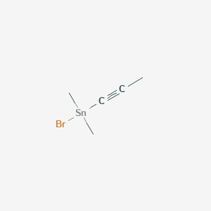 Bromo(dimethyl)(prop-1-yn-1-yl)stannane