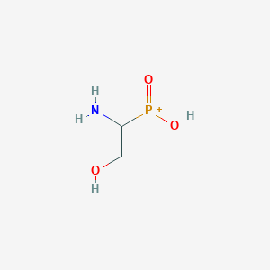 (1-Amino-2-hydroxyethyl)(hydroxy)oxophosphanium