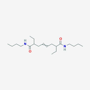 N~1~,N~8~-Dibutyl-2,7-diethyloct-4-enediamide