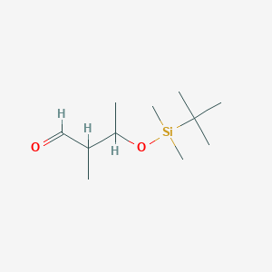 3-{[tert-Butyl(dimethyl)silyl]oxy}-2-methylbutanal