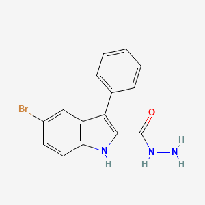 5-bromo-3-phenyl-1H-indole-2-carbohydrazide