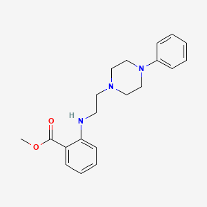 Benzoic acid, 2-((2-(4-phenyl-1-piperazinyl)ethyl)amino)-, methyl ester