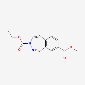 3-Ethyl 8-methyl 3H-2,3-benzodiazepine-3,8-dicarboxylate