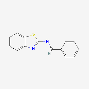 2-Benzothiazolamine, N-(phenylmethylene)-