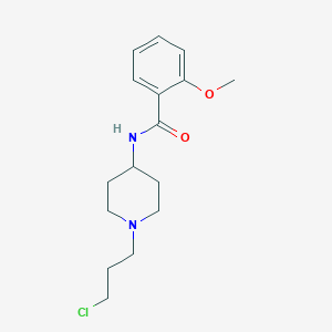 N-[1-(3-Chloropropyl)piperidin-4-yl]-2-methoxybenzamide