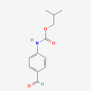 2-Methylpropyl (4-formylphenyl)carbamate