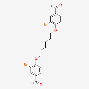 4,4'-[Hexane-1,6-diylbis(oxy)]bis(3-bromobenzaldehyde)