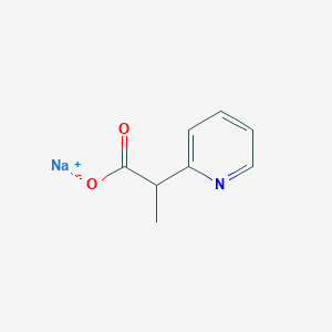 molecular formula C8H8NNaO2 B1447034 2-(吡啶-2-基)丙酸钠 CAS No. 1803598-27-7