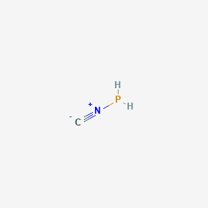 molecular formula CH2NP B14470383 Phosphinous isocyanide CAS No. 71820-25-2