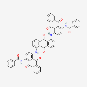 Benzamide, N,N'-[(9,10-dihydro-9,10-dioxo-1,5-anthracenediyl)bis[imino(9,10-dihydro-9,10-dioxo-1,4-anthracenediyl)]]bis-