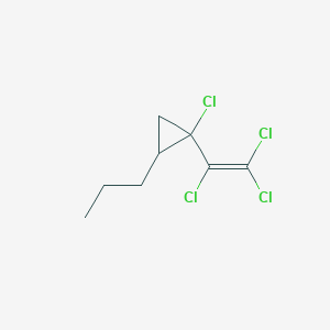 1-Chloro-2-propyl-1-(trichloroethenyl)cyclopropane