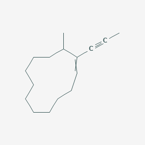 12-Methyl-1-(prop-1-yn-1-yl)cyclododec-1-ene