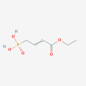 (4-Ethoxy-4-oxobut-2-en-1-yl)phosphonic acid