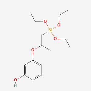 Phenol, 3-[1-methyl-2-(triethoxysilyl)ethoxy]-